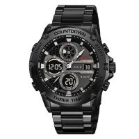 Часы наручные Skmei мужские электронные спортивные 2502black-steel