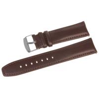 Ремешок для часов натуральная кожа темно-коричневый 22 мм C24-22dark-brown