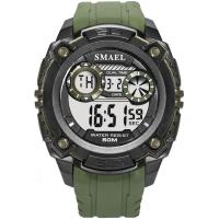 Часы наручные Smael электронные SM1390army-green