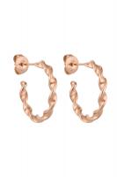 Серьги-кольца лента 5029-3 DK