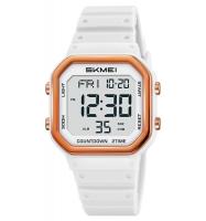 Часы наручные Skmei женские электронные спортивные 2439white-white