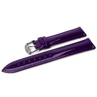 Ремешок для часов натуральная кожа фиолетовый 10 мм C12-10purple