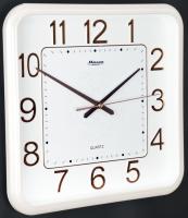 Настенные часы Mirron квадратные белые P2623ABPZ