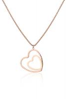 Цепочка с кулоном сердце 4053-3 DK