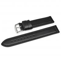 Ремешок для часов натуральная кожа черный 22 мм C22-22black-XL