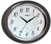 Настенные часы Mirron овальные темно серые P2267AtCB