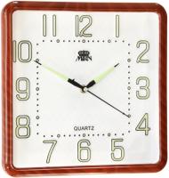 Настенные часы Mirron квадратные коричневые P2875DB