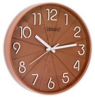 Настенные часы Mirron круглые коричневые M924BK