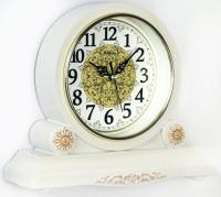 Настольные часы Mirron белые SN24CBZB