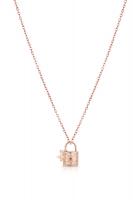 Цепочка с кулоном замок 4019-04DK