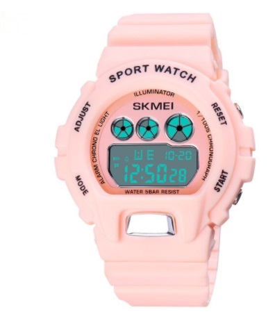 Часы наручные Skmei женские электронные спортивные 1775pink