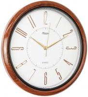 Настенные часы Mirron круглые коричневые P2705BDB