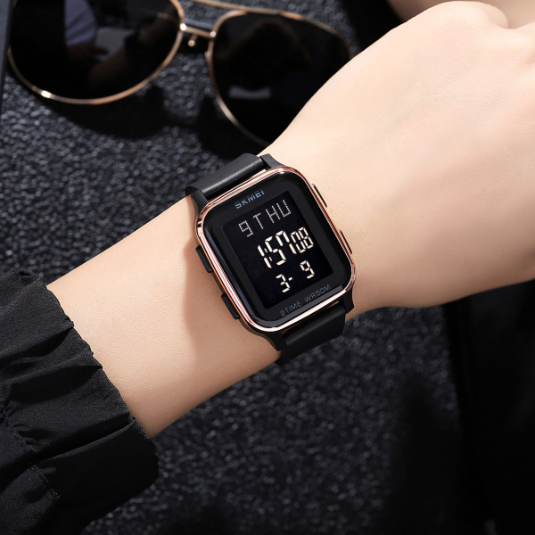 Часы наручные Skmei мужские электронные спортивные 1858rose-gold