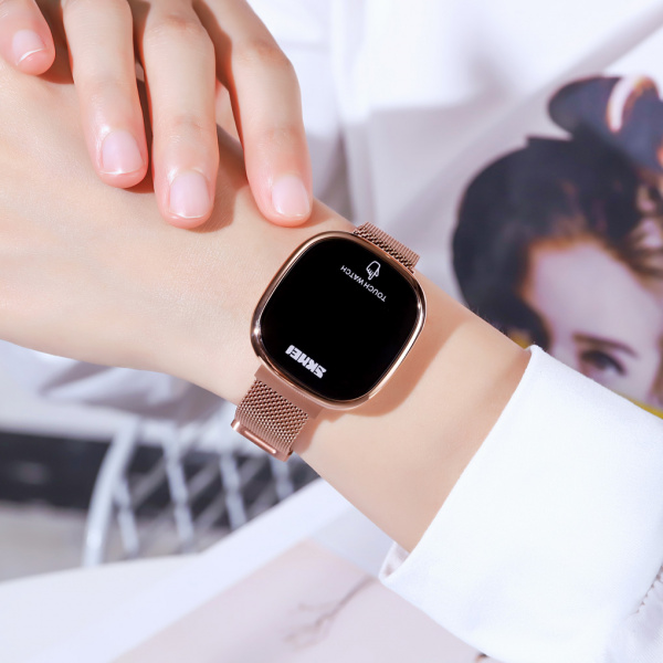Часы наручные Skmei женские электронные 1589rose-gold