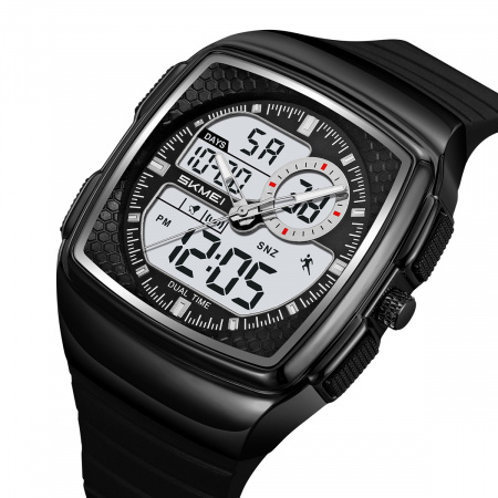 Часы наручные Skmei мужские электронные спортивные 2530black-white