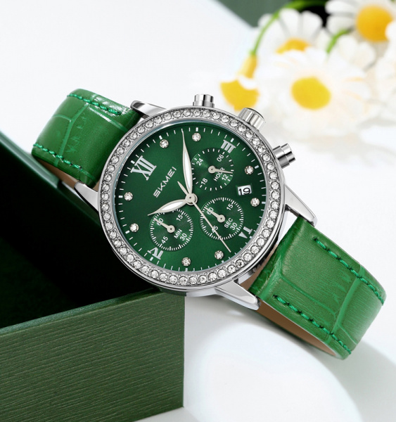 Часы наручные Skmei женские кварцевые 9384green