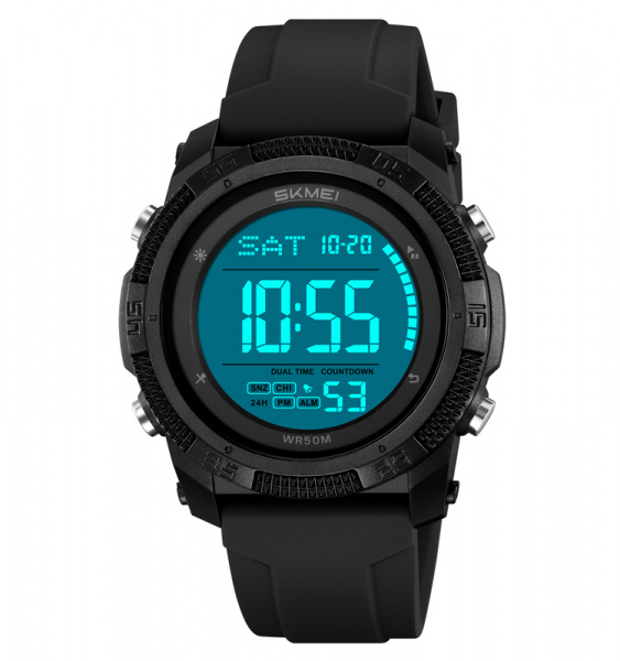 Часы наручные Skmei мужские электронные спортивные 2449black-white