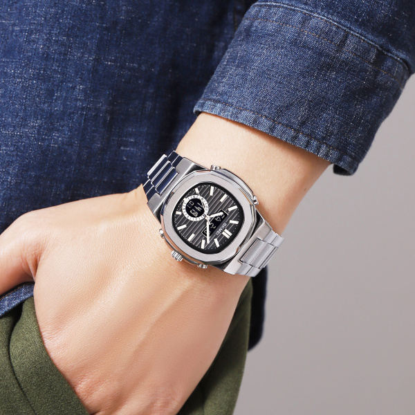 Часы наручные Skmei мужские электронные спортивные 2279silver-black