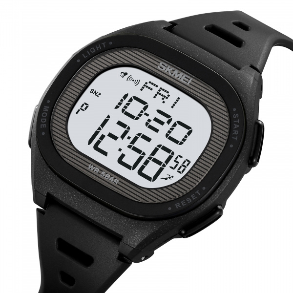 Часы наручные Skmei мужские электронные спортивные 2189black-white