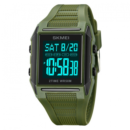 Часы наручные Skmei мужские электронные спортивные 2257green