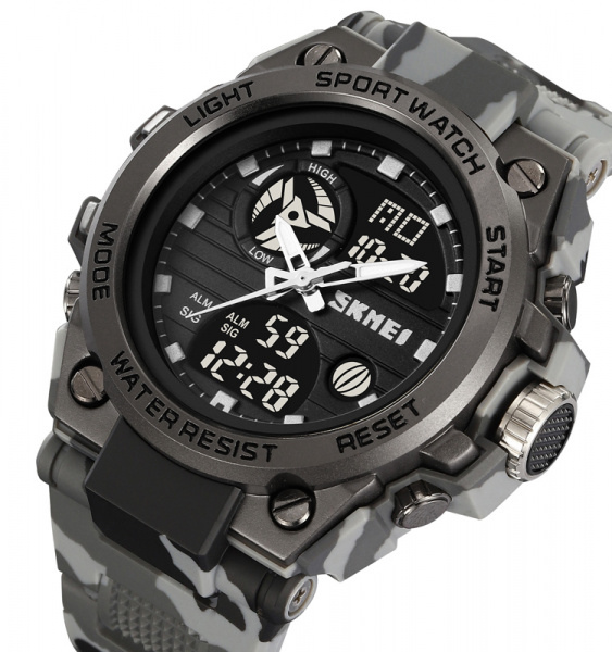 Часы наручные Skmei мужские электронные спортивные 2031gray-camo