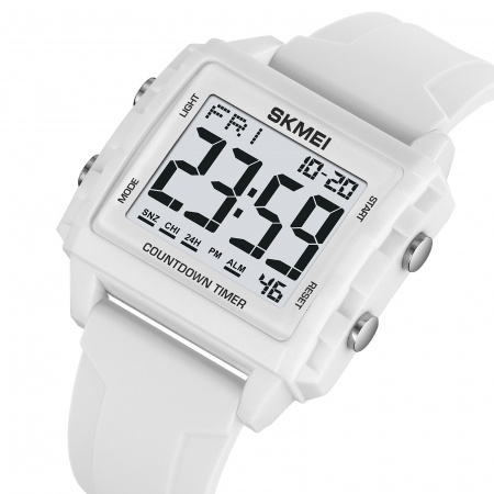 Часы наручные Skmei мужские электронные 2320white-white