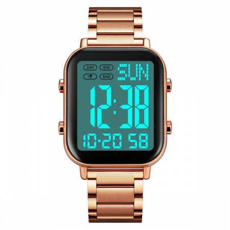 Часы наручные Skmei мужские электронные 2259rose-gold-white