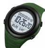 Часы наручные Skmei мужские электронные спортивные 1674army-green-white