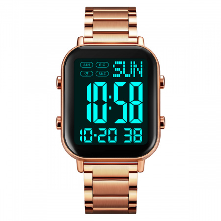Часы наручные Skmei мужские электронные 2259rose-gold-black