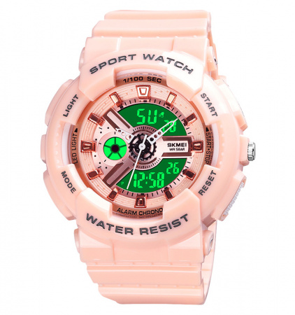 Часы наручные Skmei женские электронные спортивные 1689pink