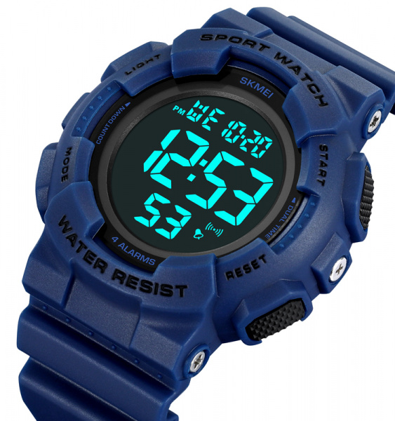 Часы наручные Skmei мужские электронные спортивные 2081blue-black