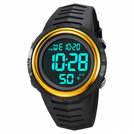 Часы наручные Skmei мужские электронные спортивные 2148gold-black