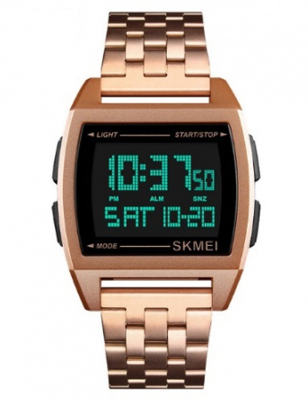 Часы наручные Skmei мужские электронные 1368rose-gold
