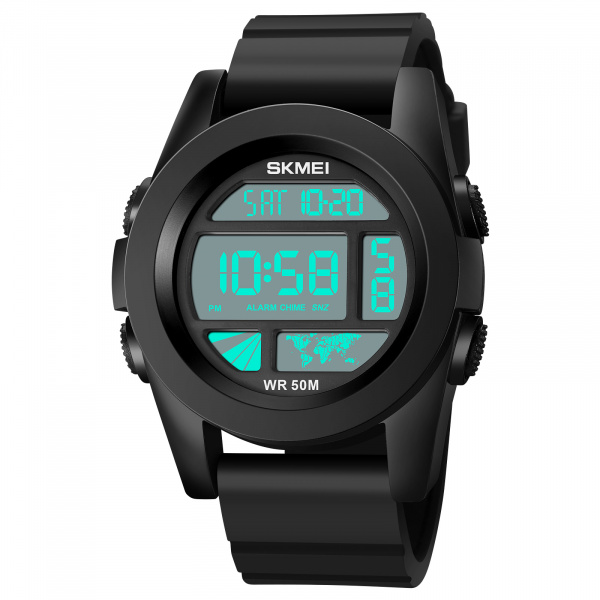 Часы наручные Skmei мужские электронные спортивные 1906black-white