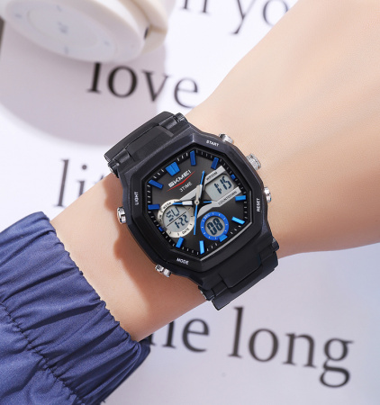 Часы наручные Skmei мужские электронные спортивные 2389black-blue