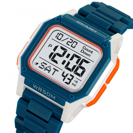 Часы наручные Skmei мужские электронные спортивные 2264blue-white
