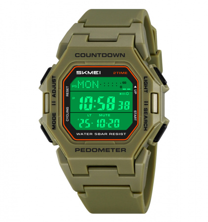 Часы наручные Skmei мужские электронные спортивные 2596green