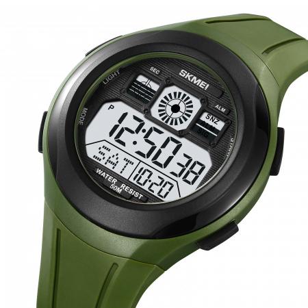 Часы наручные Skmei мужские электронные спортивные 2104army-green