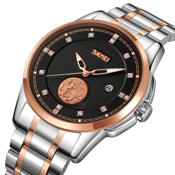 9321silver-rose-gold-black