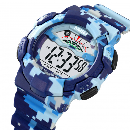 Часы наручные Skmei мужские электронные спортивные 2153blue-camo