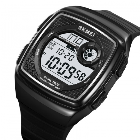 Часы наручные Skmei мужские электронные 2208black-white