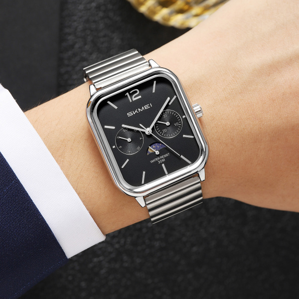 Часы наручные Skmei мужские кварцевые 2509silver-black