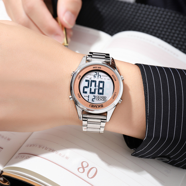 Часы наручные Skmei мужские электронные 1849silver