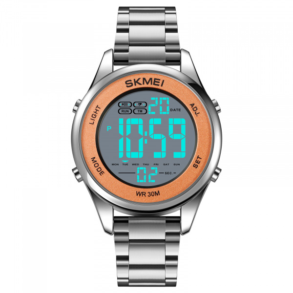 Часы наручные Skmei мужские электронные 1849silver