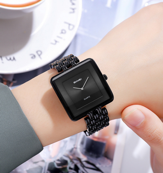 Часы наручные Skmei женские кварцевые 2372black-black