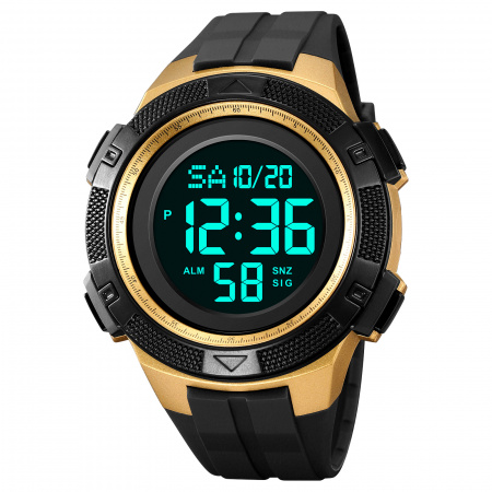 Часы наручные Skmei мужские электронные спортивные 2078black-gold