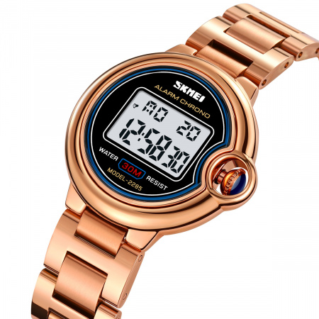 Часы наручные Skmei женские электронные 2285rose-gold