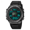 Часы наручные Skmei мужские электронные спортивные с компасом 2209black-black