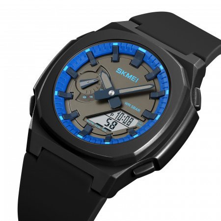 Часы наручные Skmei мужские электронные спортивные 2091black-blue-white