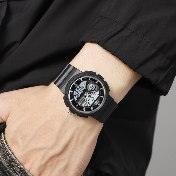 Часы наручные Skmei женские электронные спортивные 2477black-white